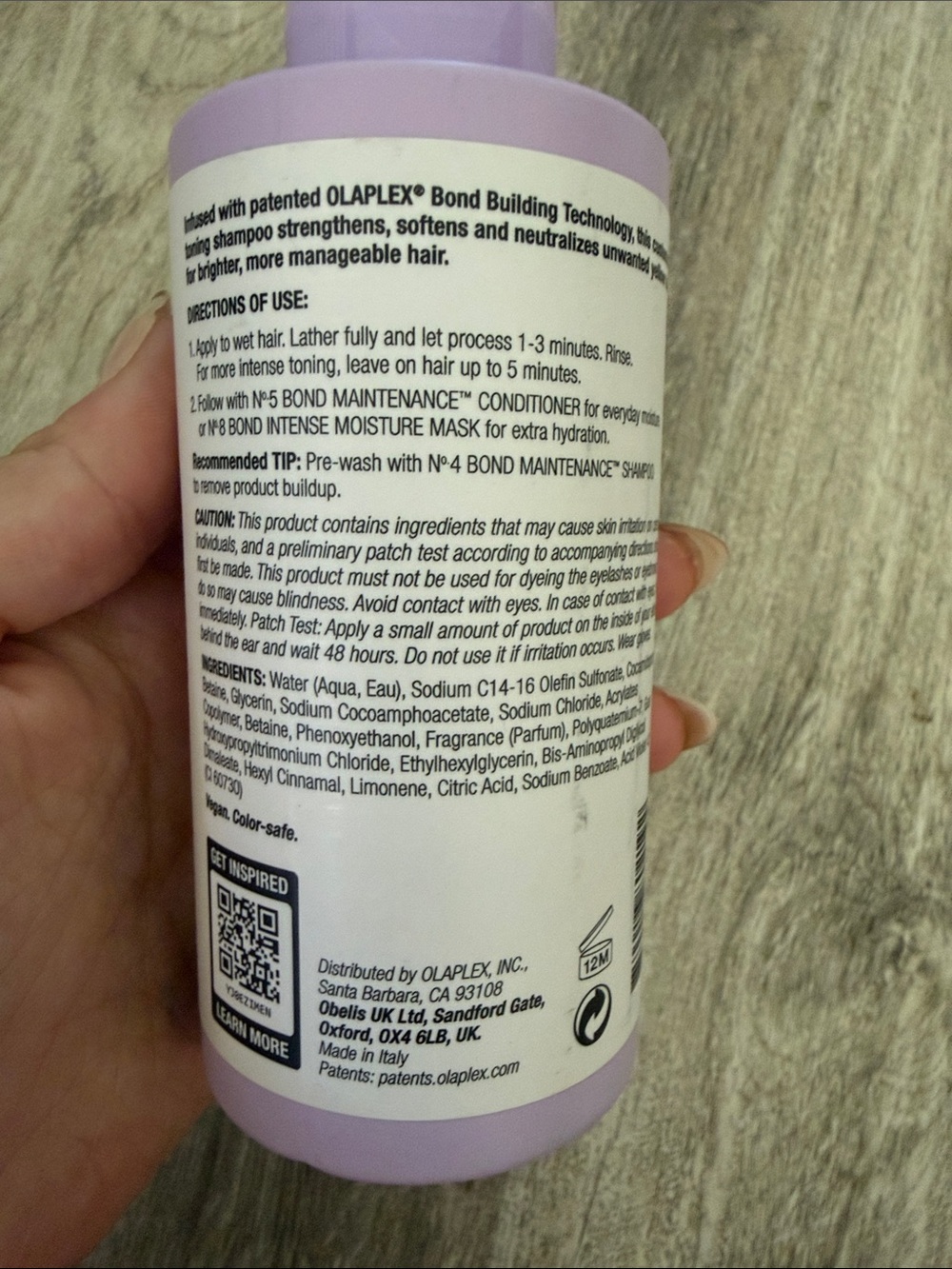 OLAPLEX No.4P Blonde Enhancer Toning Shampoo - Lavender - Picture 2 of 4